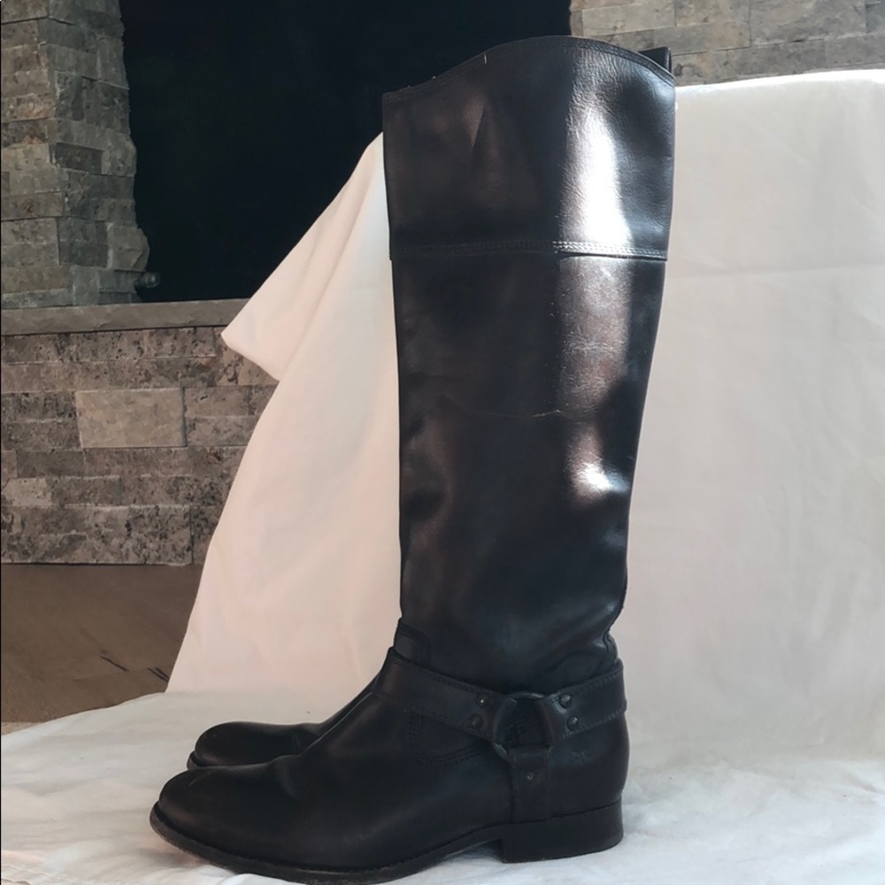 Frye Boots with buckle detail